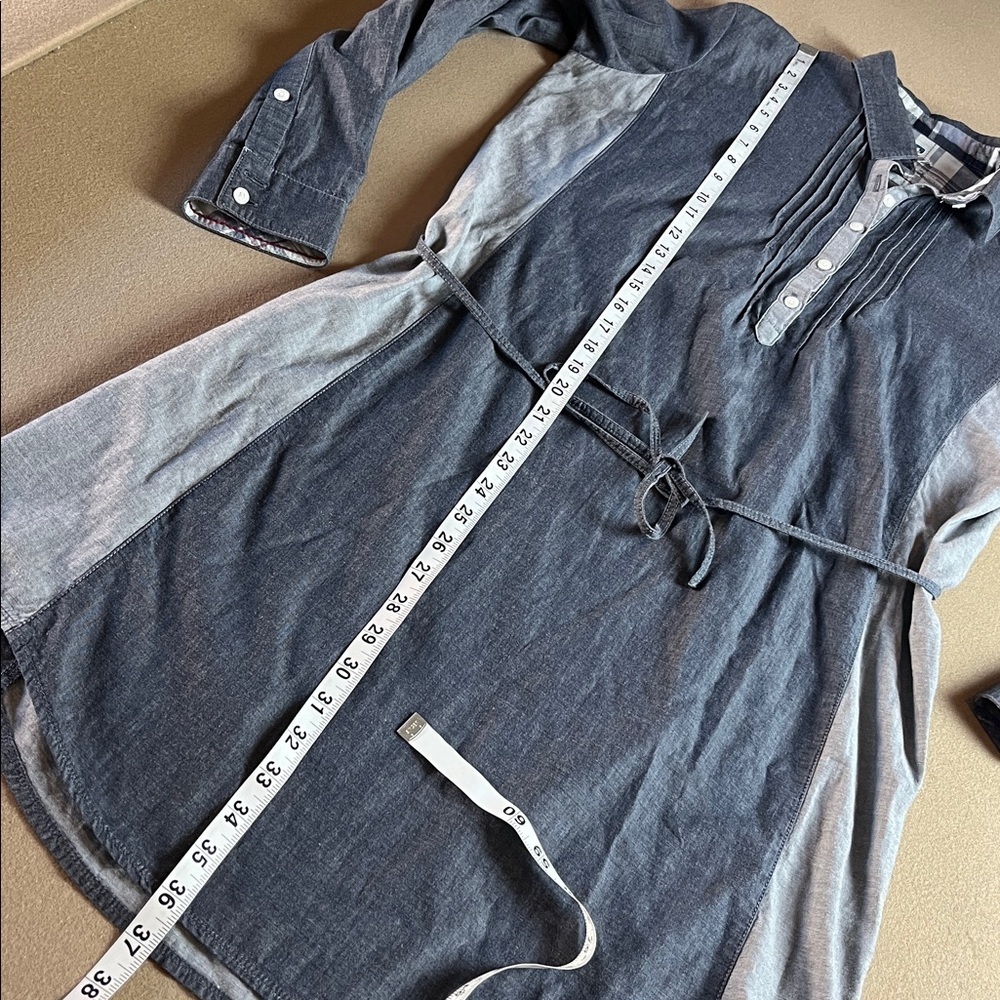 Kuhl Kiley Roll Tab Sleeved Dress Two Toned Gray - M - Picture 8 of 11